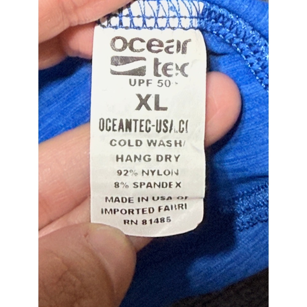 Rogue Long Sleeve Shirt Men XL Blue Excellent Don't Weaken UPF 30+ Graphic - Picture 4 of 9